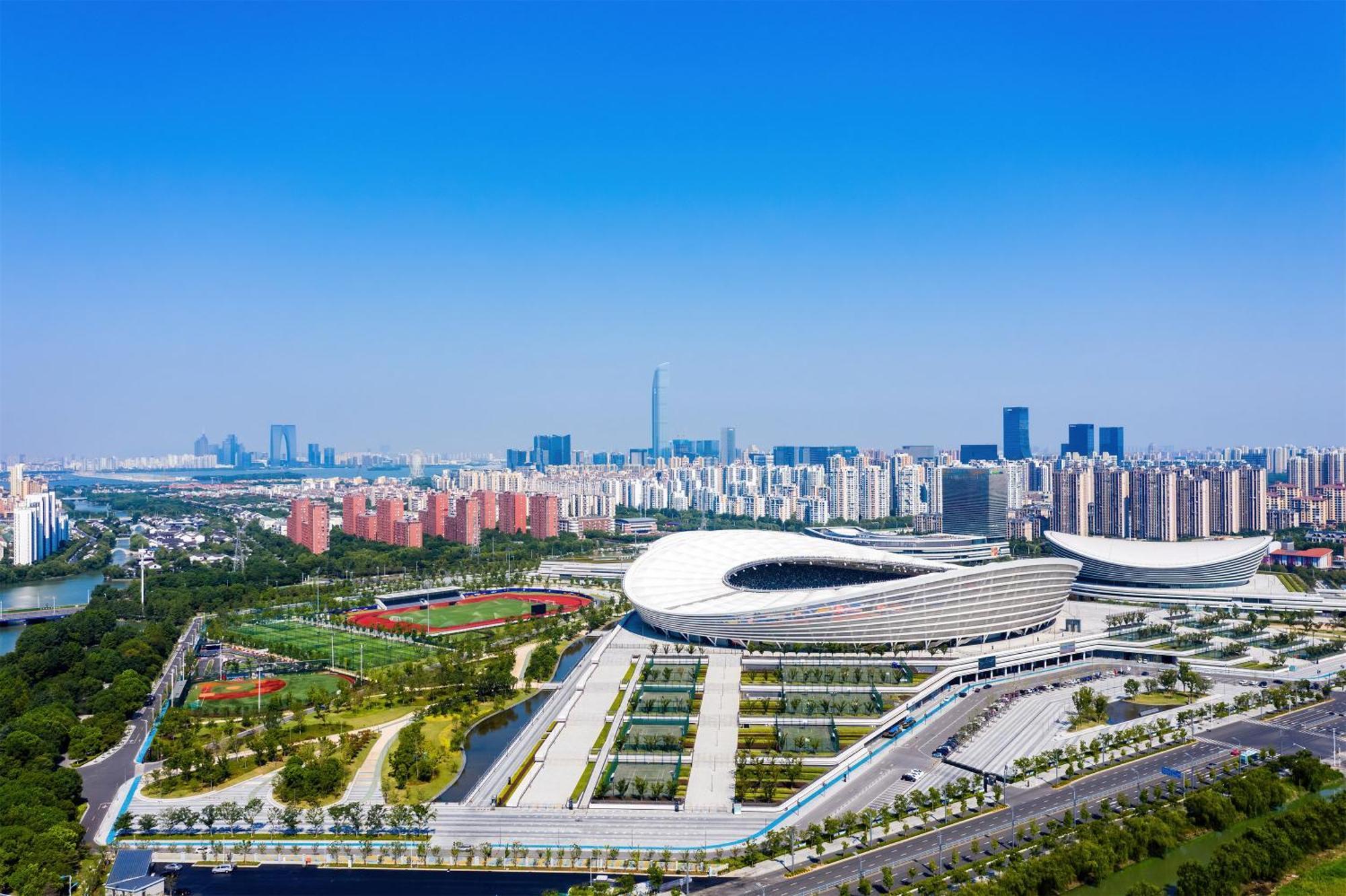 Hotel Crowne Plaza Suzhou By Ihg Esterno foto